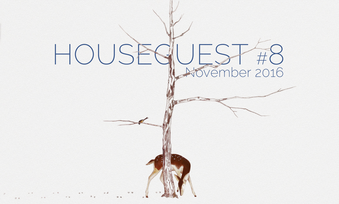 Tim Frisch Deer Playing Hide n Seek with Sparrow, Houseguest Issue #8